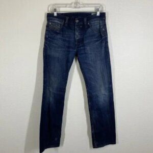 Diesel Safado Jeans Mens 28x30 Blue Slim Straight Leg Denim Made in Italy